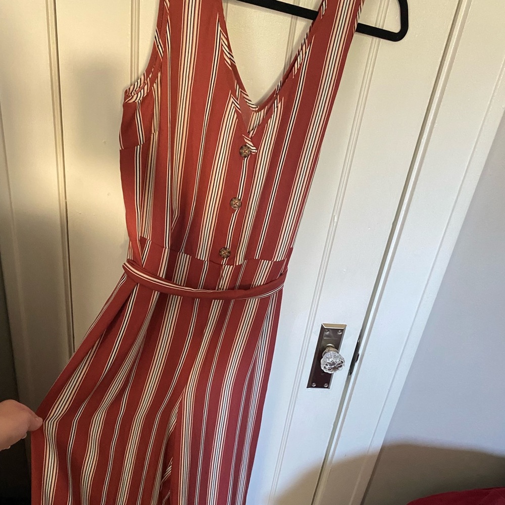Striped Jumpsuit